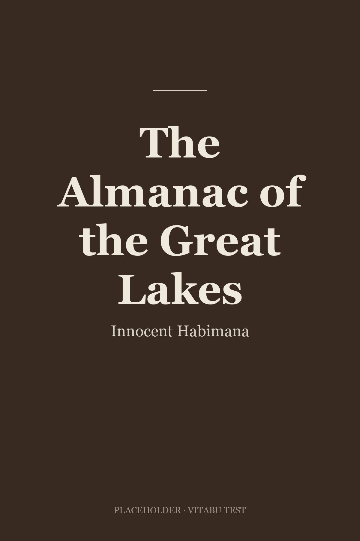 The Almanac of the Great Lakes