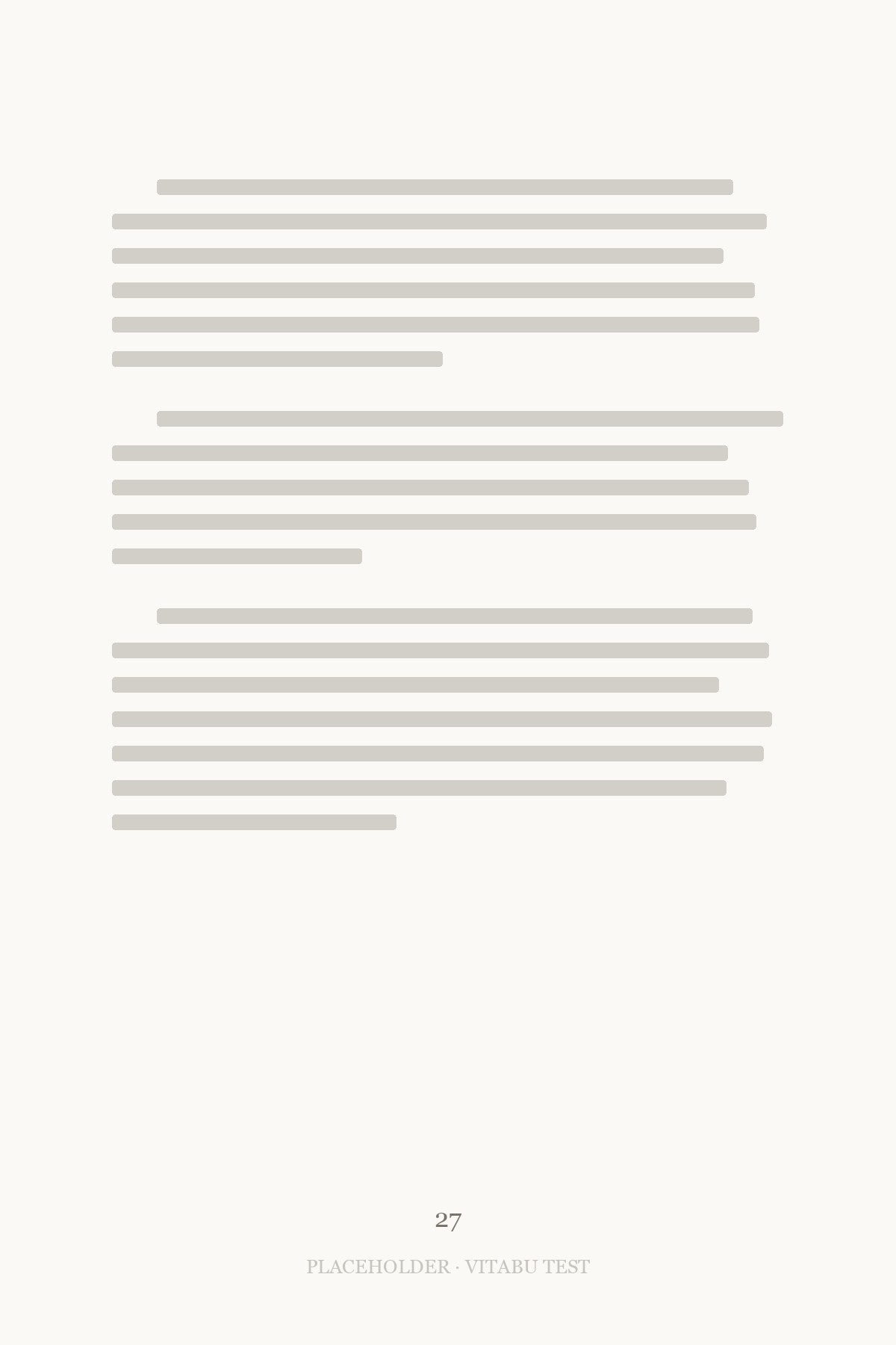 Sample interior page (placeholder)