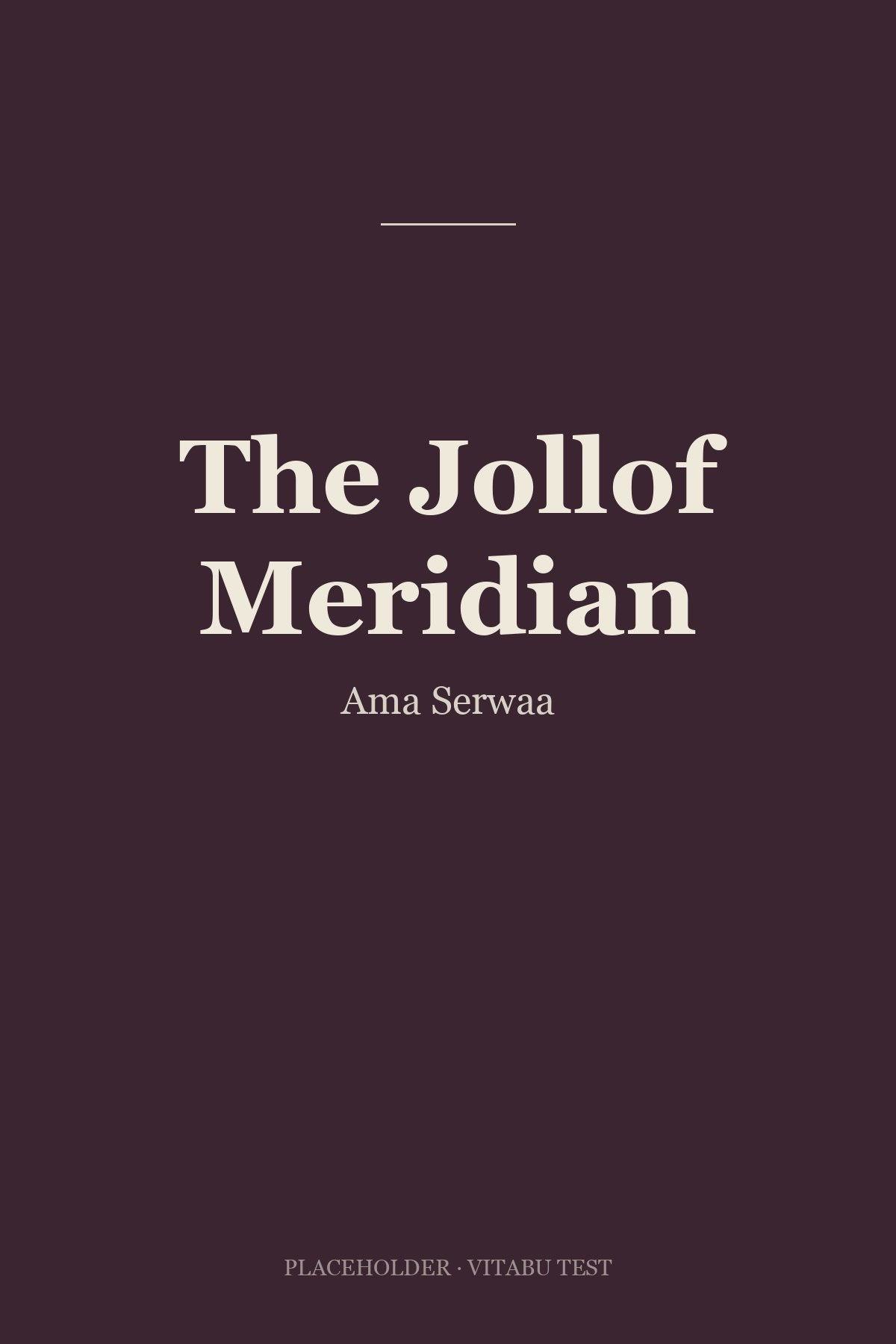 The Jollof Meridian