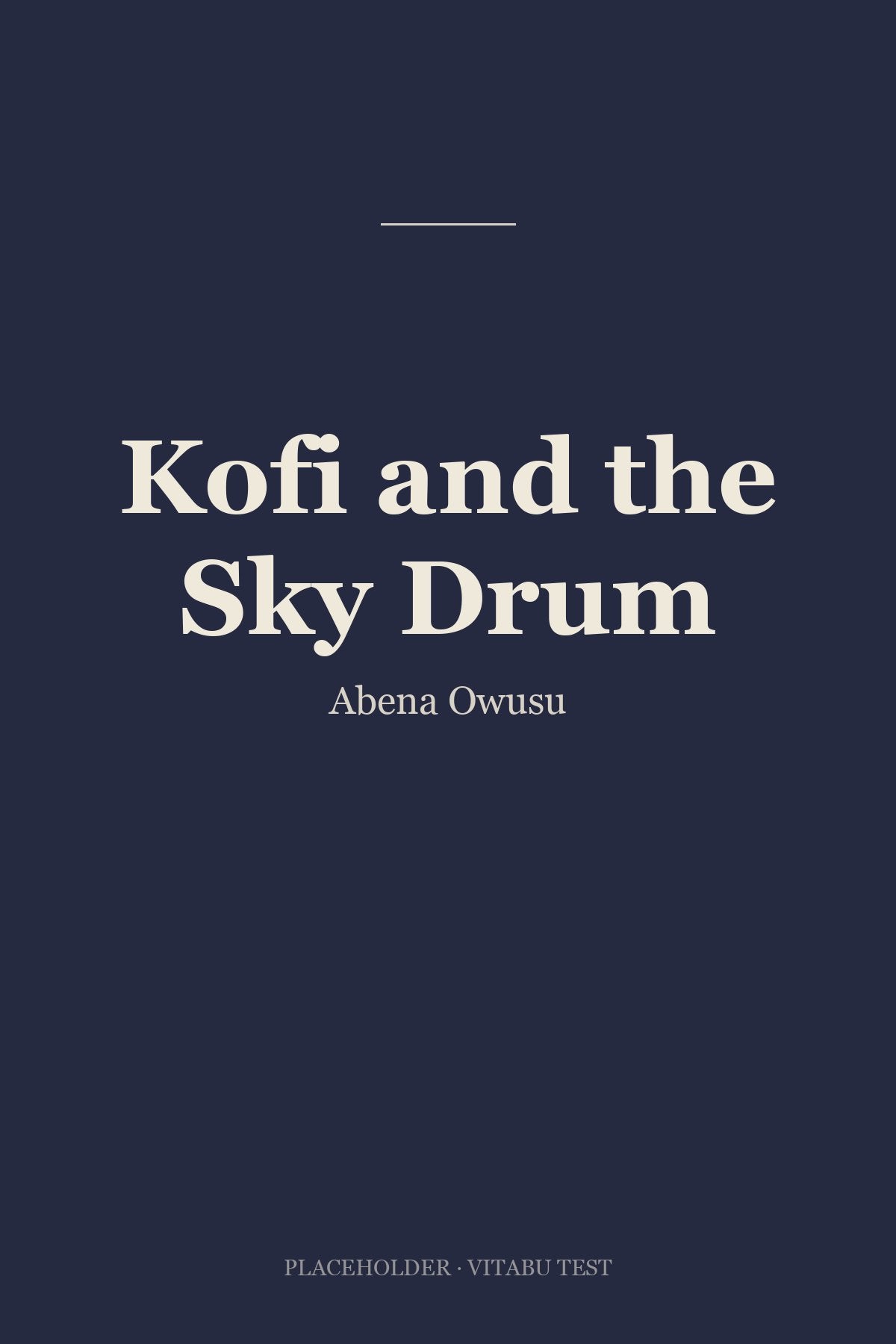Kofi and the Sky Drum