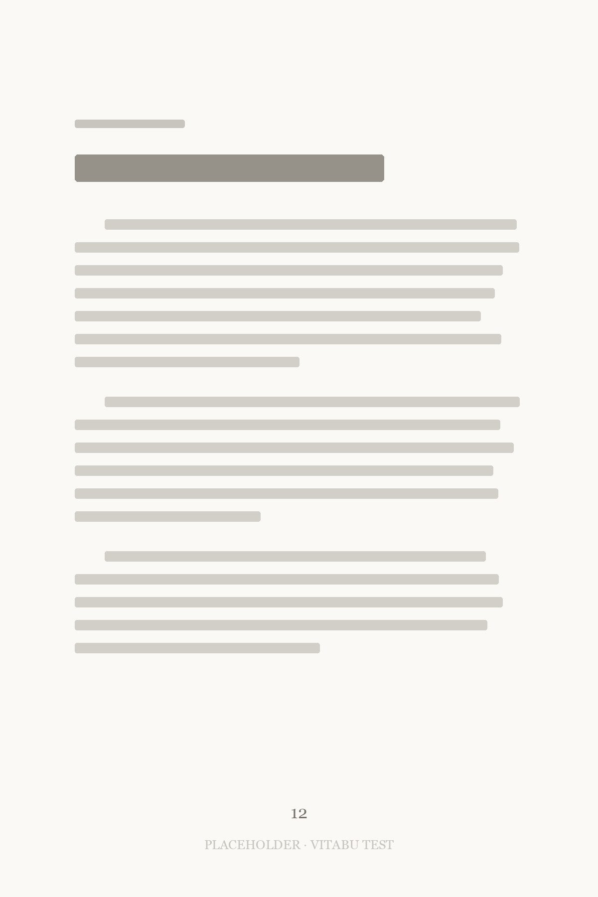 Sample interior page — chapter opening (placeholder)